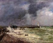 尤金 布丹 : Le Havre, A Gust of Sind at Frascati